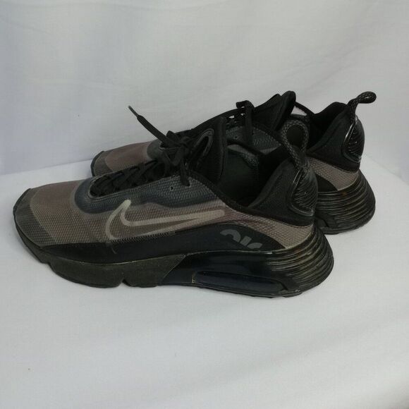 Nike air max 2090 black wolf grey clear plastic lace up athletic shoes sneakers - Picture 4 of 9